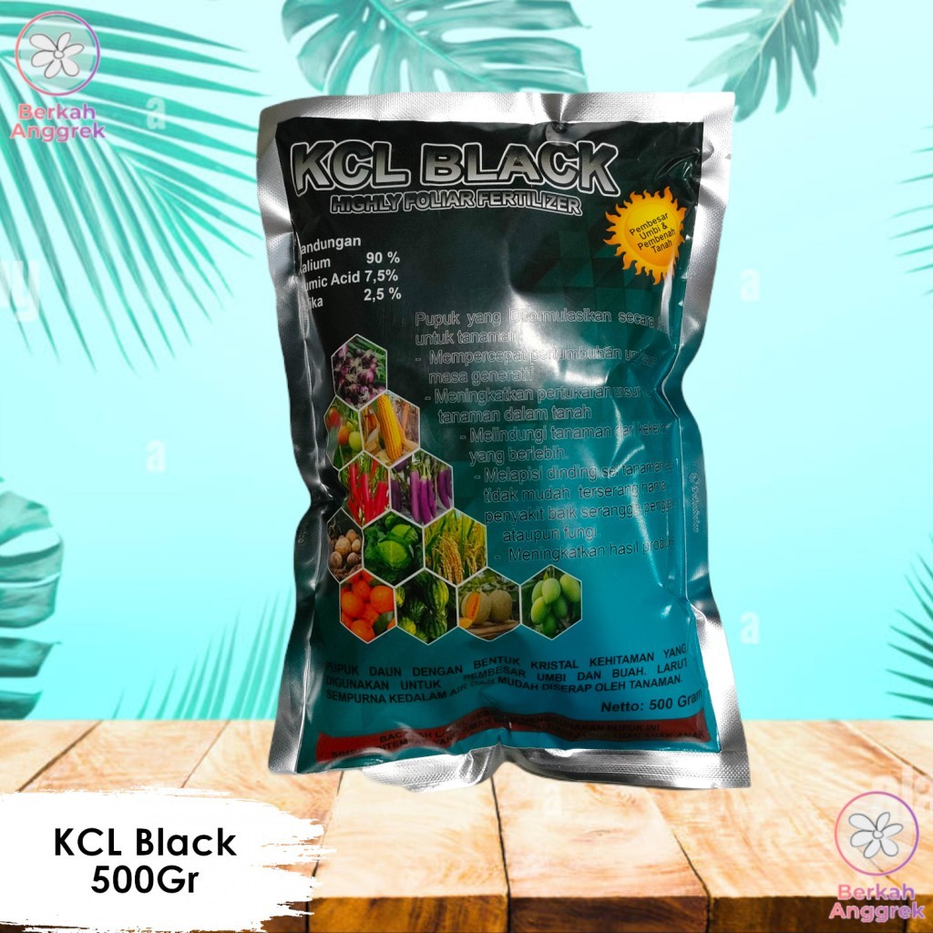 KCL Black 500 Gram Pupuk KCL Plus Asam Humat
