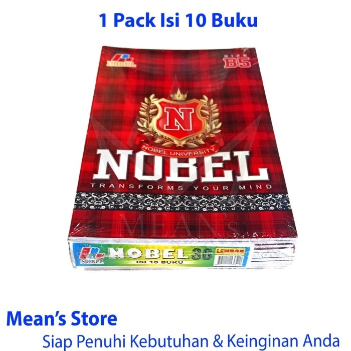 

Sale Buku Tulis Nobel Isi 36 Lembar & 50 Lembar / Buku Tulis Smp / Sma / Smk Boxy B5