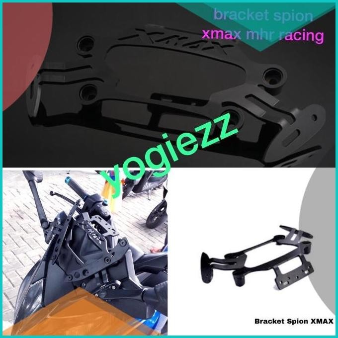 bracket spion dudukan spion yamaha xmax 250 mhr racing braket mhr 140