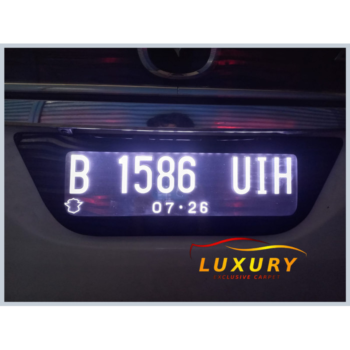 Ready  plat MOBIL COSTUM LED 2 Warna untuk Mobil TOYOTA VELOZ