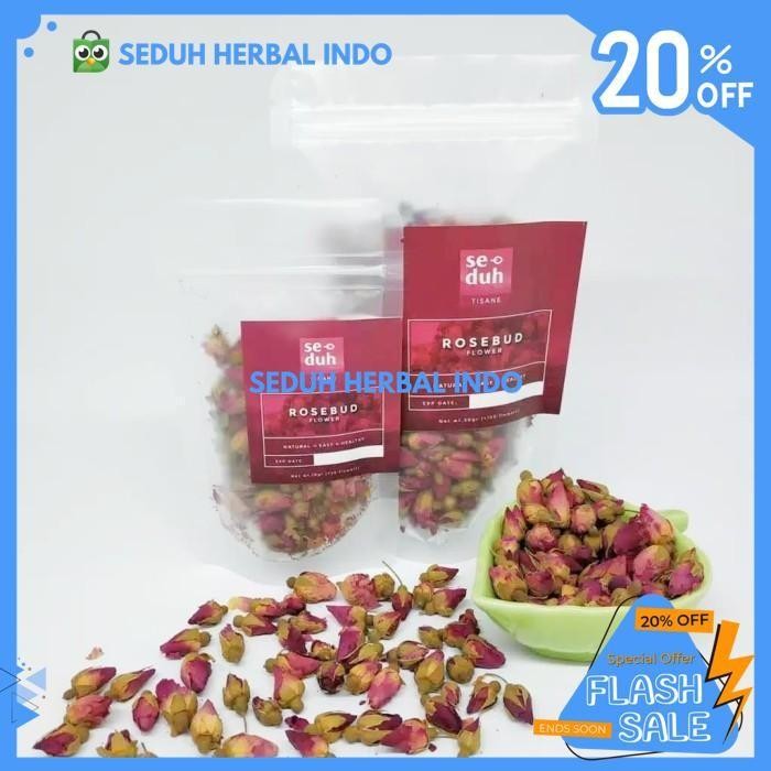 

BUNGA MAWAR KERING TEH ROSE BUD 50 GRAM TERMURAH