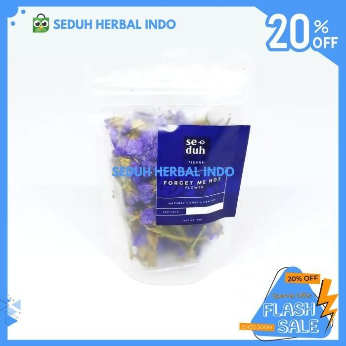 

TEH BUNGA FORGET ME NOT / MYOSOTIS FLOWER 10 GRAM DIJAMIN GRATIS