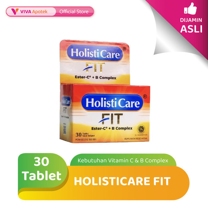 Holisticare Fit Kebutuhan Vitamin C & B Complex (30 Tablet)