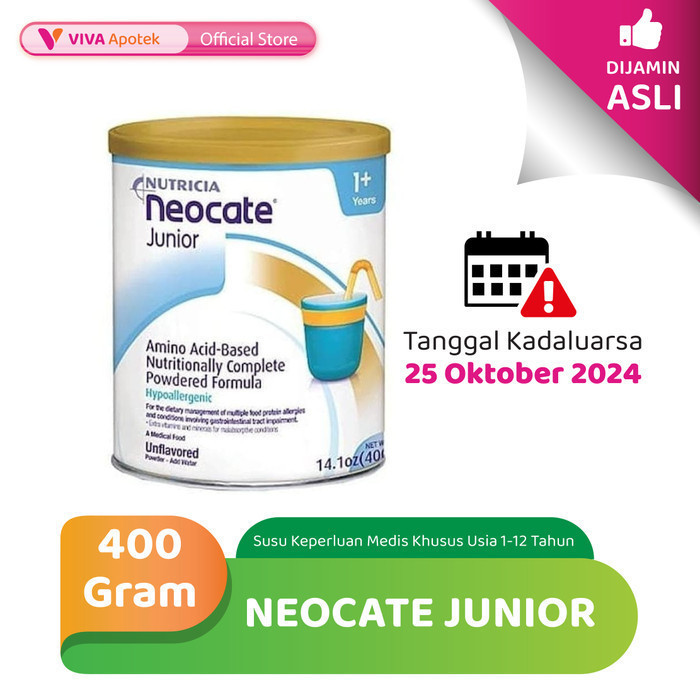 Neocate Junior Susu Keperluan Medis Khusus Usia 1-12 Tahun (400 Gram)