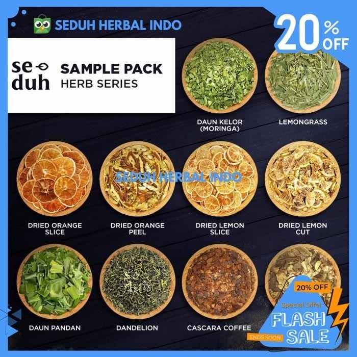 

SAMPLE PACK HERBAL SERIES A - MORINGA LEMON ORANGE PANDAN TEA TERBAIK