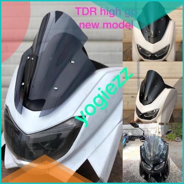 windshield all new nmax tdr high racing visor tdr nmax old new visor