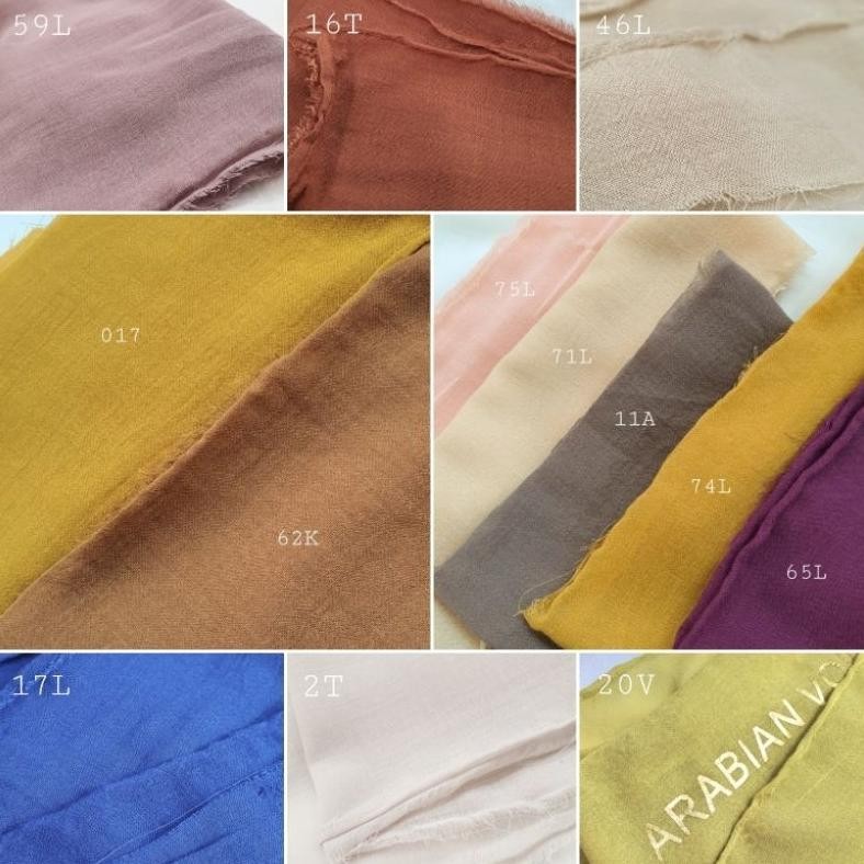 Be09 KAIN METERAN VOAL ARABIAN Miracle Morrocan Turkey Premium Cotton Pashmina Pasmina Voile (HARGA 