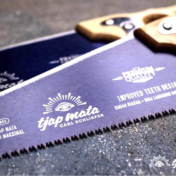 Gergaji Kayu Cap Mata 18 Inch/Hand Saw No 177 Sudah Di Asah Siap Pakai Terbaru