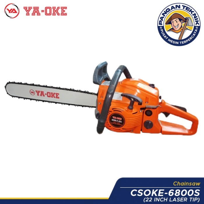 6800S Lt Yaoke Mesin Gergaji Kayu Chainsaw Bar 22 Inch Ya-Oke Best Seller
