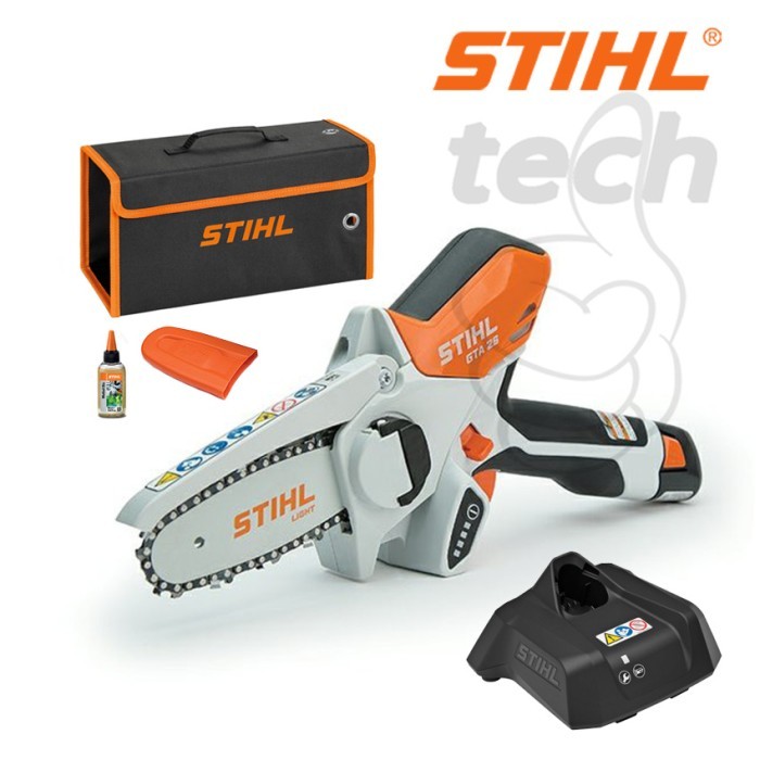Mesin Gergaji Potong Kayu Baterai Cordless Mini Chainsaw Stihl Gta 26 Harga Spesial