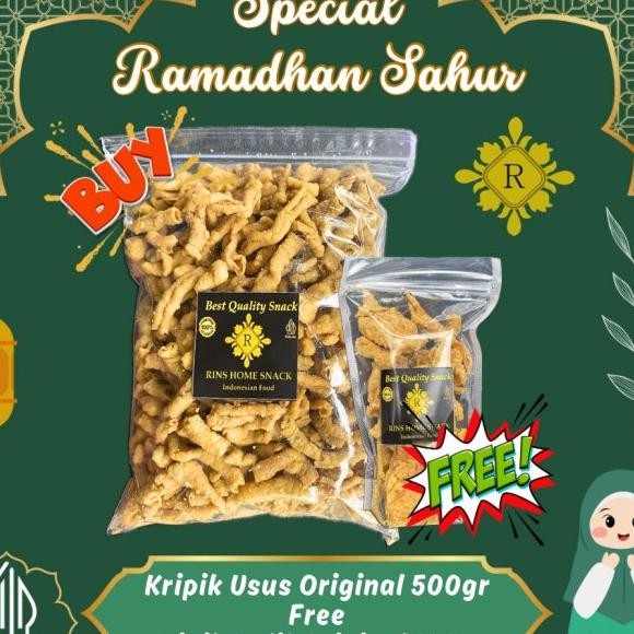 

Spesial Ramadhan Sahur ( Kripik Usus 500Gr Free Kulit Ayam 1