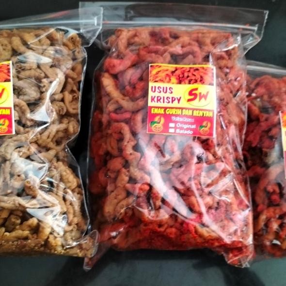 

Kripik Usus Ayam Krispy /Balado 500