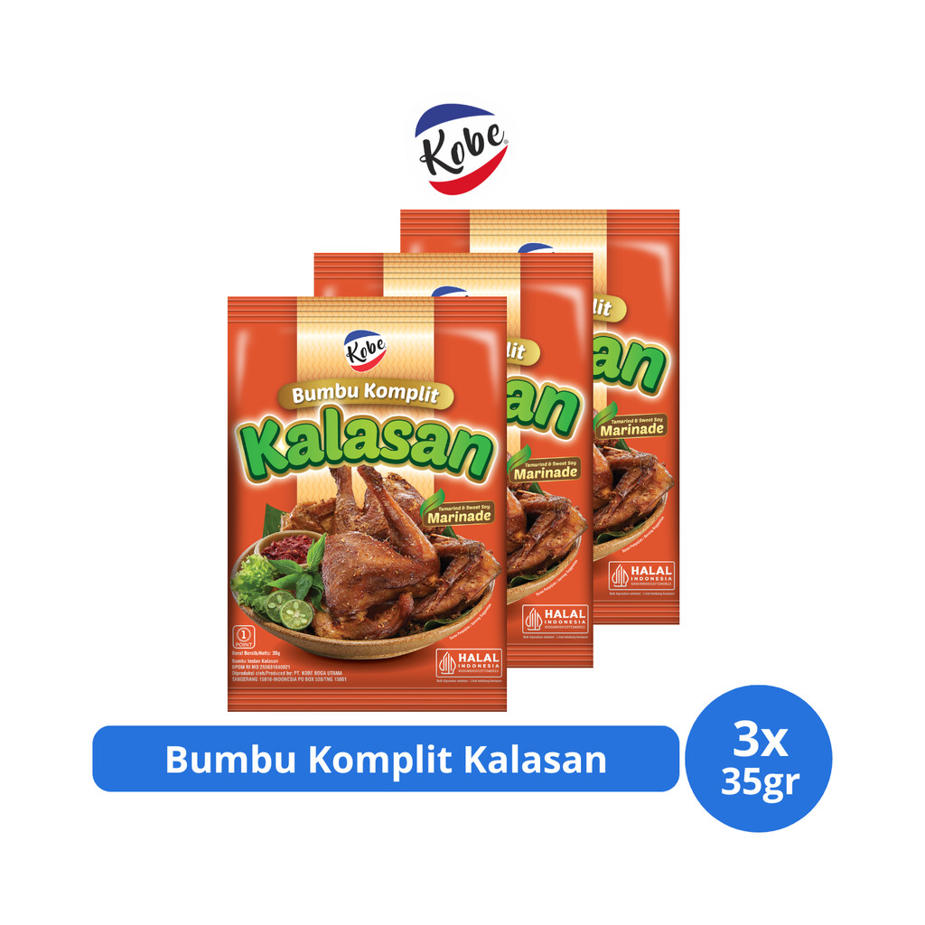 

Kobe Bumbu Komplit Kalasan 35gr x 3 pcs