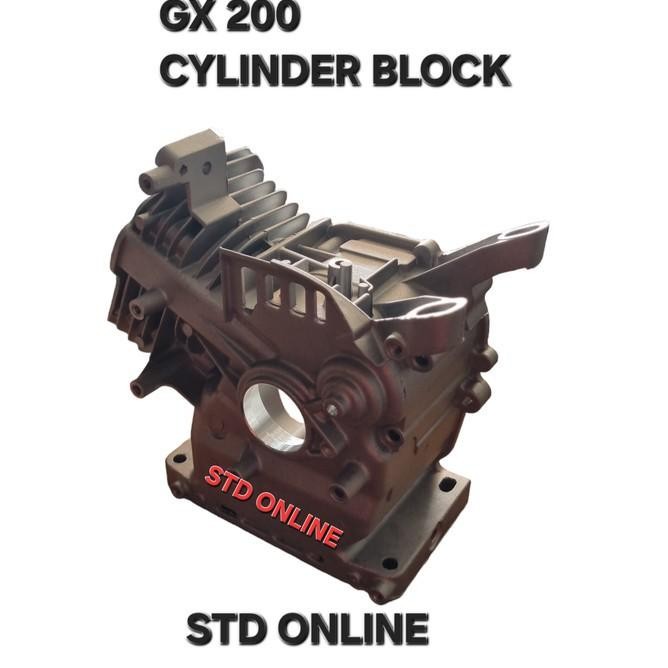 Gx 200 Cylinder Blok Boring /Block Crankcase Mesin Honda Gx 200