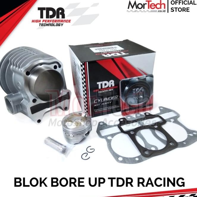Tdr Racing Forged Piston Blok Bore Up Seher Mesin 54,5Mm For Honda Beat Scoopy Spacy Karbu / Beat Fi