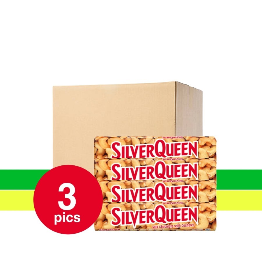 

SilverQueen Milk Chocolate Cashews 3 x 58 g