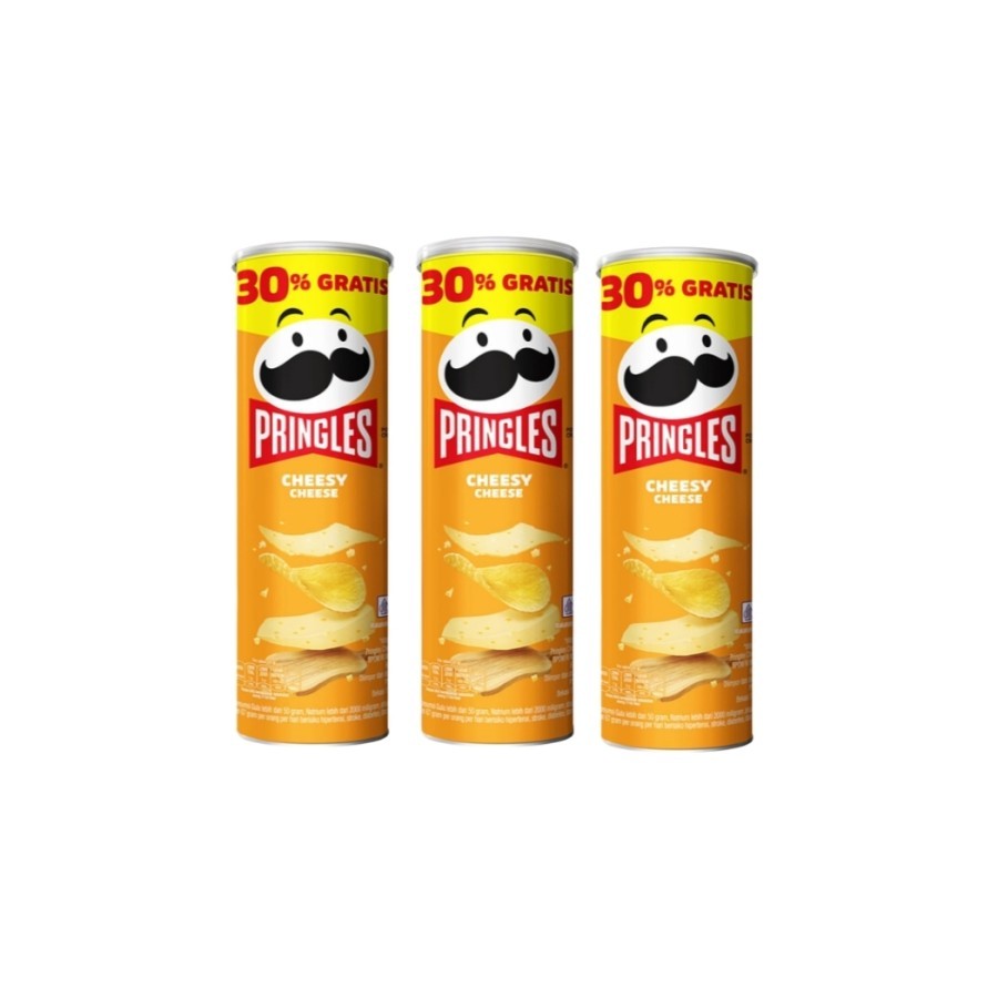 

Pringles Potato Crisps Cheesy Cheese 3 x 102 g