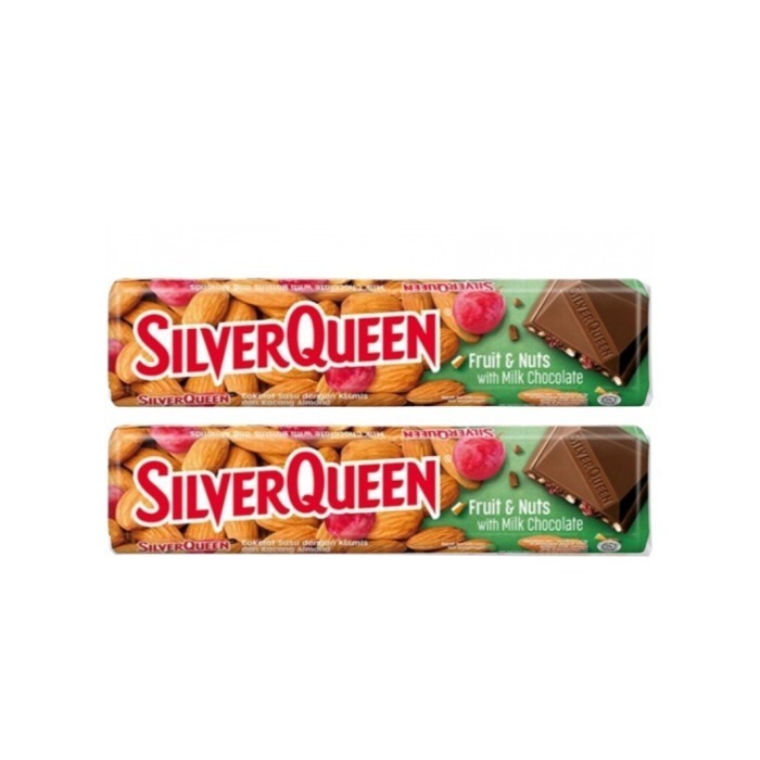 

SilverQueen Milk Chocolate Fruit & Nut 2 x 25 g - 2 Pics