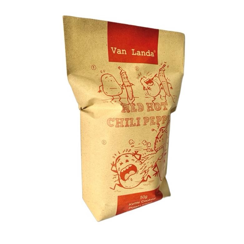 

Van Landa Keripik Kentang RED CHILI Kemasan RED SERIES 50g
