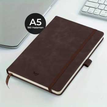 

Toddi Buku Jurnal Leather Notebook Diary A5 70GSM 180 Halaman Grid - TD102