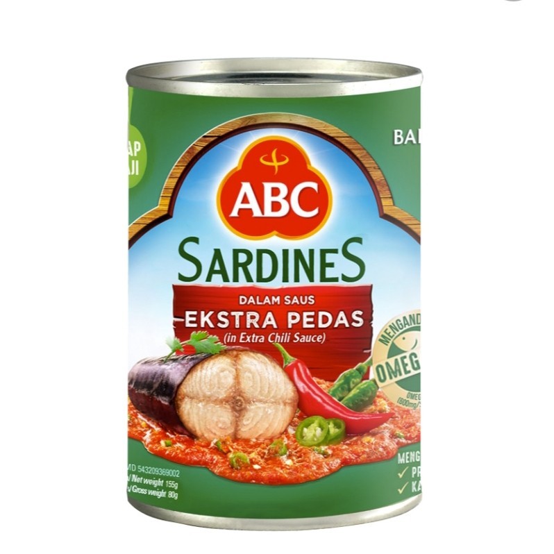 

ABC Sarden Saus Ekstra Pedas 155 g