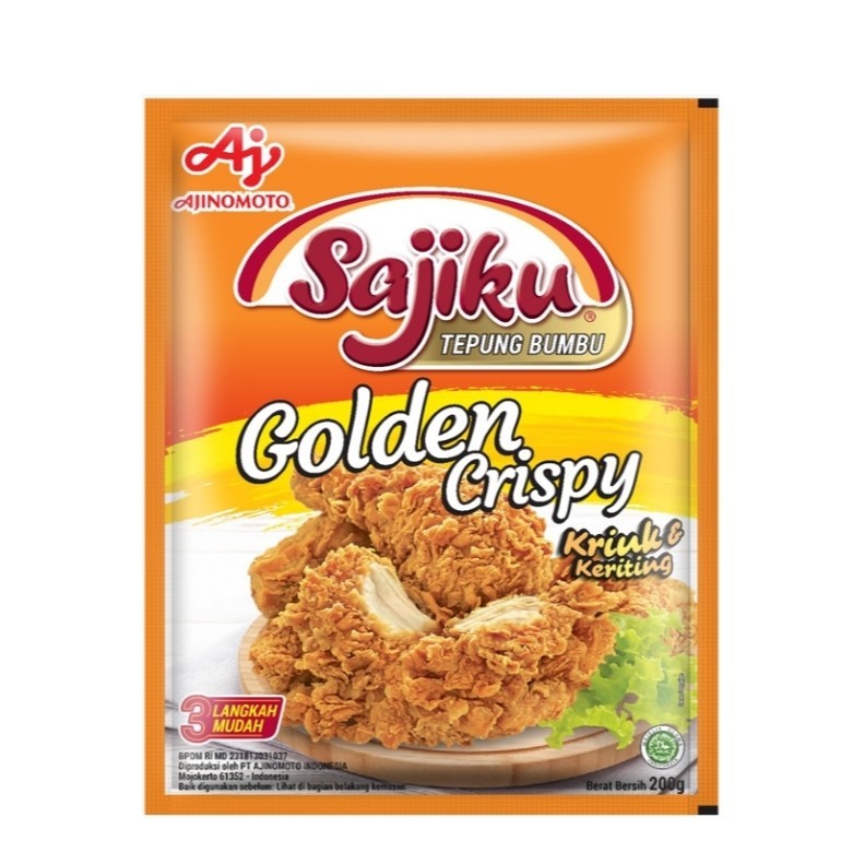 

Sajiku Tepung Bumbu Golden Crispy 200 g