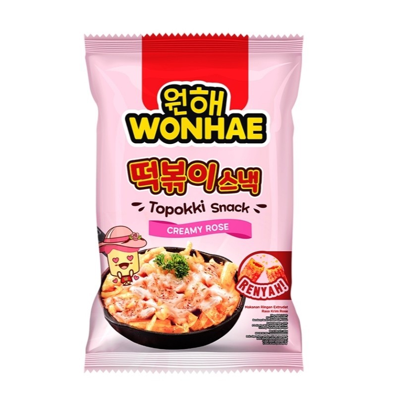 WONHAE Topokki Snack Creamy Rose 80 g