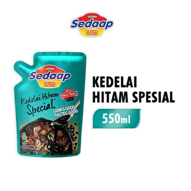 

Sedaap Kecap Manis Kedelai Hitam Spesial 550 ml