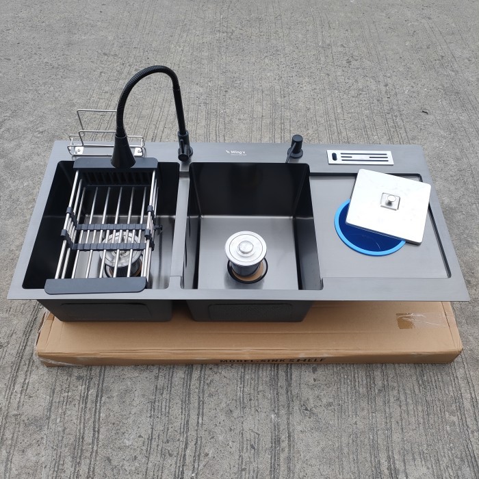 Kitchen Sink Modern Hitam Bak Cuci Piring Modern Kitchen Sink Black Vrs