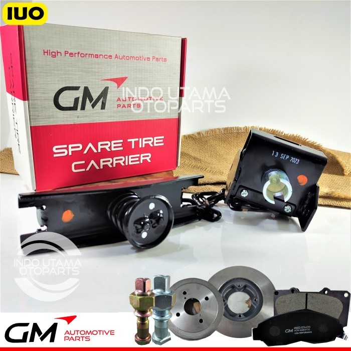 GANTUNGAN BAN SEREP HINO DUTRO 130 TIRE CARRIER ASSY GM GMSTC07050B HEMAT