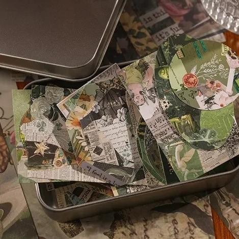 

uj-53 125pcs Bujo Set Box Retro Originality Rich Gift / Deco Journaling Paket Jurnal Retro Vintage Original