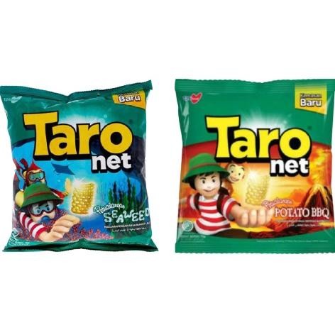 

Chiki Taro net Ciki Potato barbeque BBQ / Taro net Seaweed 10gr Rumput Laut Snack Cemilan Anak Murah