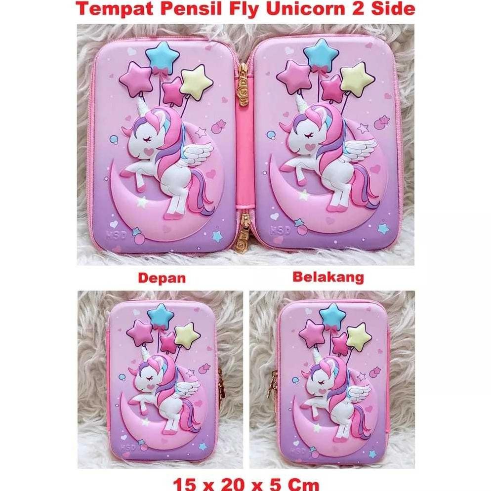 

TERMURAH Tempat Pensil Anak Motif Unicorn Timbul 3D Kotak Pensil Anak Sekolah Motif Frozen Superhero Hardcase Pencil Case gjk-25