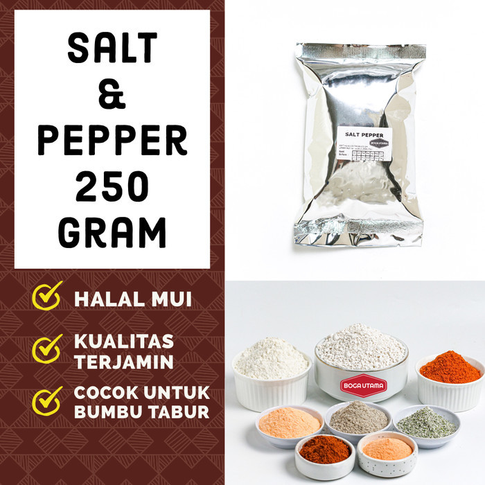 

250 Gr Salt & Pepper Seasoning/Bumbu Salt & Pepper Taiwanese Chicken - Adelineez