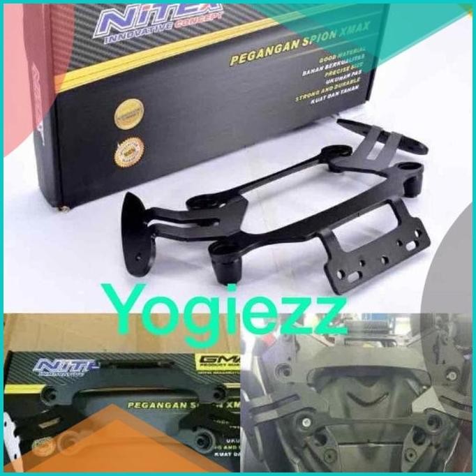 dudukan spion yamaha xmax nitex bracket gps spion xmax 250 nitex cnc