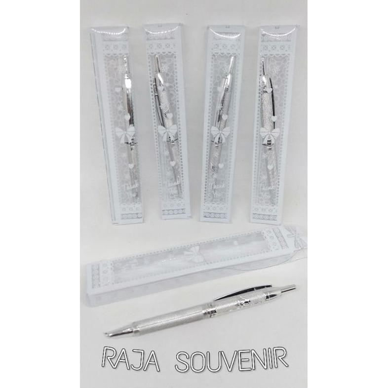 

An85 ISI 50 SOUVENIR PULPEN PERAK KEMAS MIKA SOUVENIR PULPEN MURAH PULPEN SILVER MURAH Terlaris