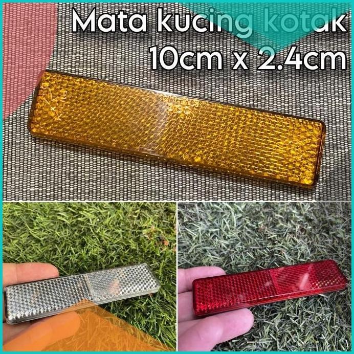 premium 1pcs mata kucing kotak motor reflectors mobil motor body moto