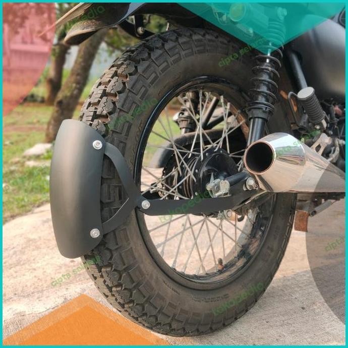Mudguard custom W175 atau motor custom 140BZ4 perkakas