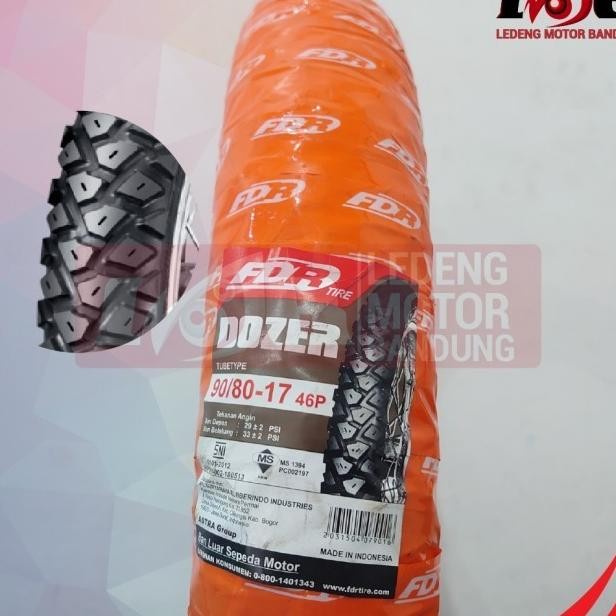 Fdr Dozer 70/80/90 Ring 17 Ban Luar Tubetype Motor Bebek Trail Offroad