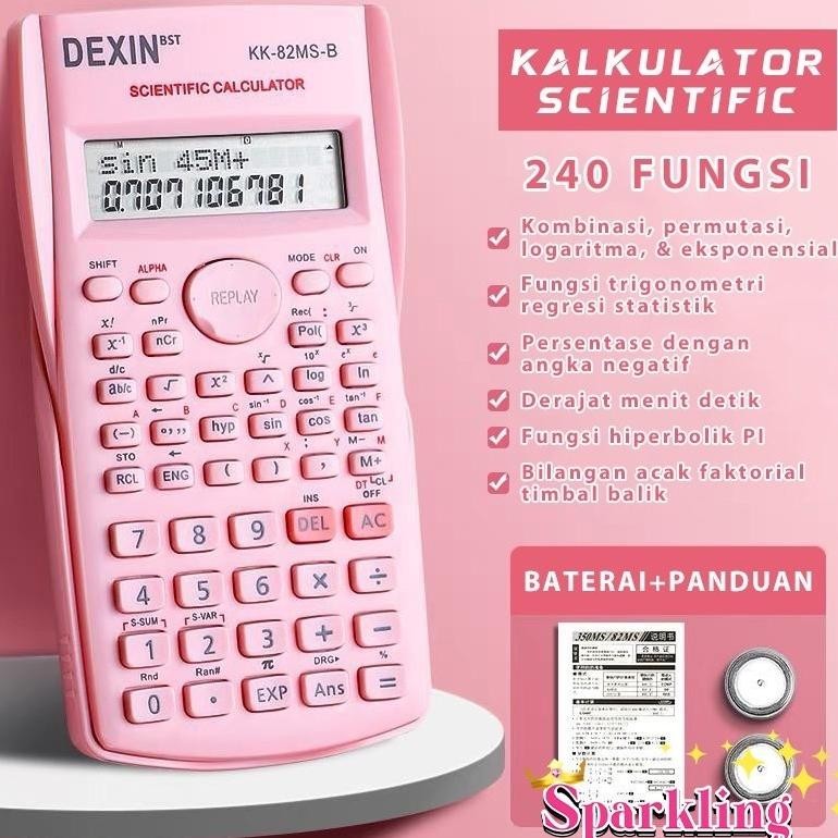 

Terlaris Scientific Kalkulator Color Function Scientific Kalkulator 24 Fungsi Kalkulasi 4 Warna Scientific Calculator Student Terbaru