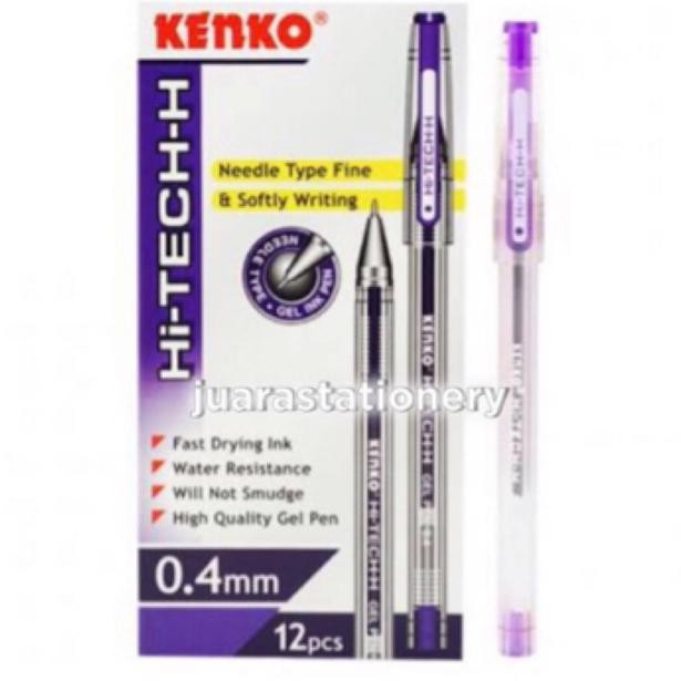 

AZQ-16 ( 1 LUSIN 12PCS ) Pulpen Hitech Kenko Pink Oren Ungu Hijau/ Benefit/ Koala Terlaris