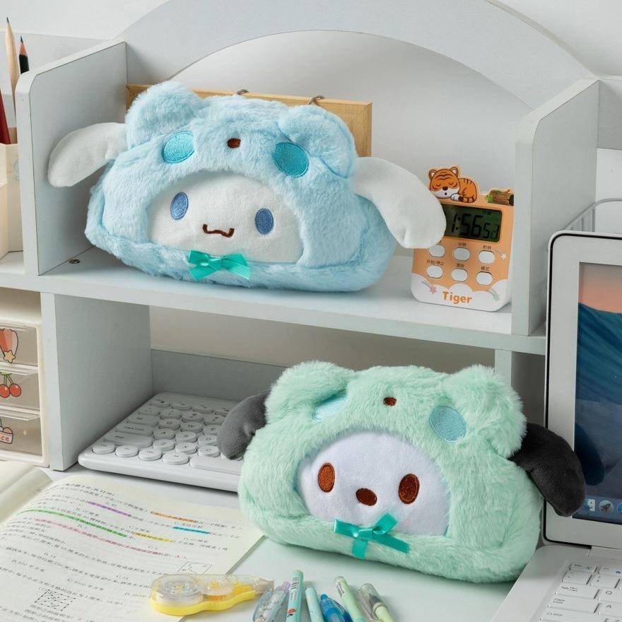 

hj-77 Tempat Pensil Plush Bulu Lembut Karakter Sanrio Cinnamoroll Pocacco Melody Kuromi C010 Premium