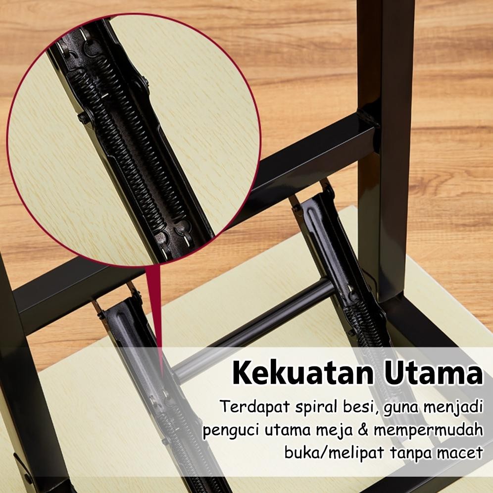 Set Meja Kursi Lipat 1 Meja 2 Kursi Meja Belajar Set Kursi Minimalis Meja dan Kursi Kantor Meja Lipa