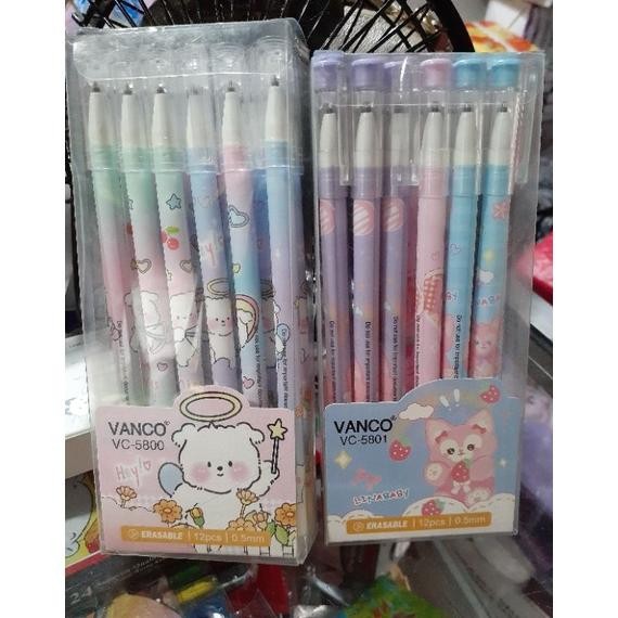 

TGC-1924 ERASABLE GEL PEN / PULPEN BISA DIHAPUS KARAKTER GEL 0.5MM 1PAK (12PCS) Terlaris