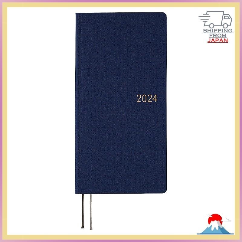 

Hobonichi Techo 2024 minggu versi bahasa Inggris Warna/Angkatan Laut Dalam, mulai Januari, perencana mingguan, kiri mingguan, format vertikal ramping. |FBAF4C17|