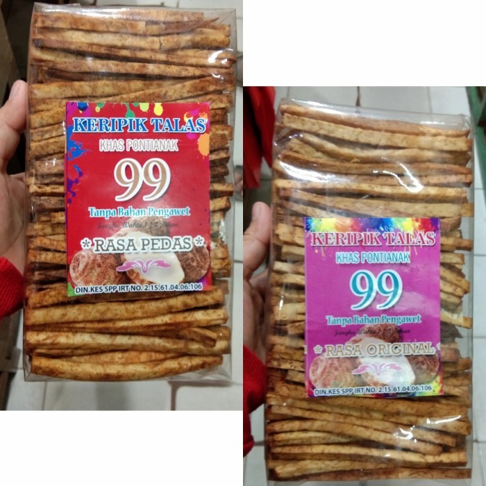 

Keripik Talas Khas Pontianak / Stick Talas Keripik Keladi Snack Talas