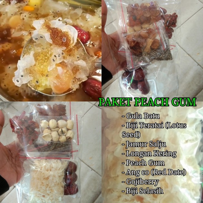 

Paket Peach Gum Collagen Dessert / Minuman Tradisional