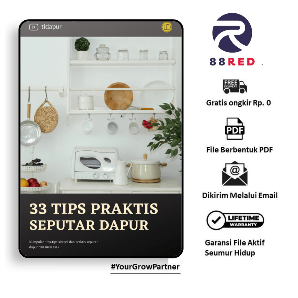 

369. 33 TIPS PRAKTIS SEPUTAR DAPUR (TIDAPUR) - [-]