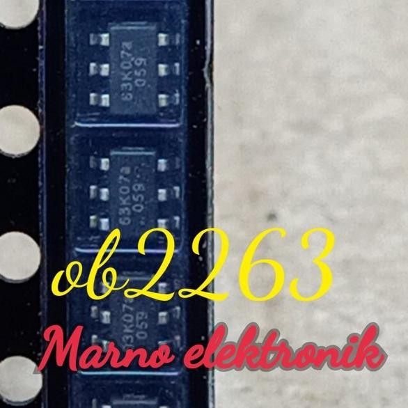 IC PWM OB2263 IC DRIVER PSU POLYTRON 0B2263 IC 63 ORIGINAL