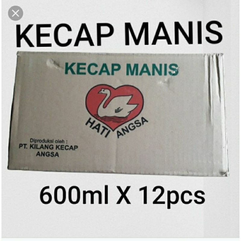 

Kecap Manis Hati Angsa Per Dus Isi 12Pcs x 600Ml Khusus Cargo Dan Expedisi